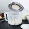 2IN1 Messbecher 2L Rührbecher mit Deckel Spritzschutz und Produktbild-Vorschau 7
