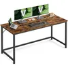 A computer desk with dual monitors, a laptop, keyboard, and mouse. Náhled obrázku produktu
