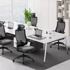 Office chairs and desks in a modern office setting. Produktbild-Vorschau