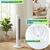 Effektiver Turmventilator: 3 Geschwindigkeiten & 90 Grad Produktbild-Vorschau 2
