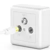 deleyCON 5m TV Antennenkabel Koaxial Kabel HDTV 4-fach Produktbild-Vorschau 2