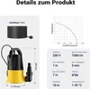 Pompa głębinowa Wiltec z czujnikiem 400 W, pompa głębinowa Podgląd zdjęcia produktu 3