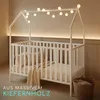 Alavya Home Lit bébé ELLA 70x140 cm pin - blanc Voir les images du produit 1