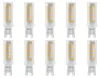 Asalite G9 LED-Kapsellampe 6W 600lm 3000K warmweiß 10 Stück Produktbild-Vorschau 1