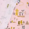 Baumwollstoff Meterware FOREST LIVING Waldfreunde rosa bunt Produktbild-Vorschau 5