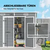 Outsunny Gerätehaus 2,54m², Wasserdicht Gartenhaus mit Produktbild-Vorschau 8