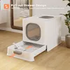 PurpurRain Katzentoilette mit ausziehbarer Schale u. Produktbild-Vorschau 3