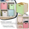 Zusammensteckbare Holzbox 32 cm Mehrfarbig Aufbewahrungsbox passend für Kallax und Expedit 4 Stück Produktbild-Vorschau
