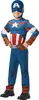 Captain America-Lizenzkostüm für Jungen blau-rot-weiss Produktbild-Vorschau 1