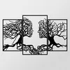 Wallity, Love Tree, decorazione da parete, nero, metallo, Anteprima dell’immagine prodotto 4
