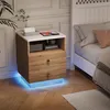 UnboxG 2er Set Nachttische mit RGB LED & Ladestation, Produktbild-Vorschau 10