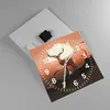 Wanduhr - Quadrat - Glasuhr - Hirsch Geweih Hörner - Produktbild-Vorschau 2