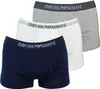 EMPORIO ARMANI 3P Boxershorts   weiß grau blau   M Produktbild-Vorschau 2