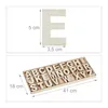 Relaxdays Holzbuchstaben Set, 208-tlg., Großbuchstaben A-Z, Produktbild-Vorschau 4
