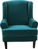 Velvet Wing Chair Covers 2 Piece Chair Covers Slipcover Náhled obrázku produktu 8