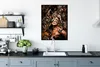 MuchoWow® Gerahmtes Poster Schmetterling - Frau - Luxus Produktbild-Vorschau 3