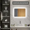 kleankin koupelnové zrcadlo, koupelnové zrcadlo s LED Náhled obrázku produktu 4