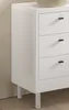 VIPACK - Kommode mit 3 Schubladen, Ausf. Buche massiv weiß Produktbild-Vorschau 2