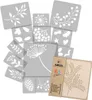 Schablonen Malen für Kinder, 14 Stück Set 9x12 bis 23x34 cm Produktbild-Vorschau 1
