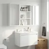 vidaXL Badezimmer-Wandschrank Weiß 40 x 10 x 60,5 cm Produktbild-Vorschau 2