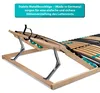 Coemo 7-Zonen Lattenrost DRÖMSON 100x200 cm 28 Federleisten Produktbild-Vorschau 2