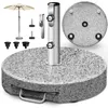 tillvex® Granit Sonnenschirmständer mit Rollen & Produktbild-Vorschau 1