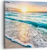 Bild auf Leinwand - Leinwandbild - Meer Welle Strand - Produktbild-Vorschau 1