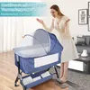 Lit d'appoint réglable en hauteur Lit bébé avec roulettes Voir les images du produit 4