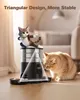 Futterautomat Katze 2 Näpfe Katzenfutter Automat: Edelstahl Produktbild-Vorschau 4