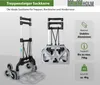 Alu Treppensteiger Sackkarre 70 kg klappbar extra hoch 109 Produktbild-Vorschau 1