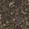ESTAhome Tapete Blumen und Vögel Dunkelbraun, Olivgrün und Produktbild-Vorschau 9