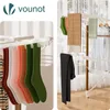 VOUNOT® Wäscheständer ausziehbarer, platzsparender Produktbild-Vorschau 6