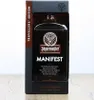 A bottle of Jägermeister Manifest Travellers' Edition in its gift box, placed on a wooden surface. Produktbild-Vorschau