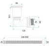 Sifone Per Lavabo Klik-Klak Universale Rea Flow Nero Anteprima dell’immagine prodotto 8