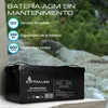 Batería Extralink AGM de 12V y 200Ah, tecnología VRLA sin Vista previa de la imagen del producto 3