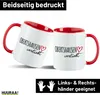 Huuraa Kaffeetasse Obertshausen verliebt 330ml Rot Keramik Produktbild-Vorschau 2