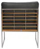 home24 Loungesofa - 3-teilig - Webstoff / Teak Massiv Produktbild-Vorschau 10