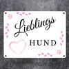 Lieblings Hund Metallschild in 15x20 cm für die Hundehütte Produktbild-Vorschau 2