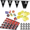 com-four® Geschenkset "Piraten" - 37-delig - Gastgeschenken Productafbeelding-voorbeeld 1