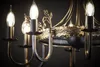 Hanglamp KORONA, 8xE14, klassiek, antiek brons, Jupiter Productafbeelding-voorbeeld 7