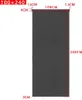 A diagram showing the dimensions of a dark-colored roller blind. Voir les images du produit