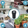A collage of images showing various uses of a label maker, including organizing a pantry, labeling jars, organizing office supplies, and labeling plants. Produktbild-Vorschau
