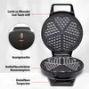 alpina Gaufrier en forme de coeur pour 5 gaufres - 1000W - Voir les images du produit 4