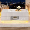 Merax salontafel met hoogglansafwerking en LED-verlichting, Productafbeelding-voorbeeld 6