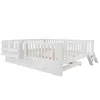 Lit d'enfant Merax 140 x 200 cm, lit plateforme avec lit Voir les images du produit 7