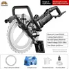 A ring cutting saw and its accessories are displayed with technical specifications. Anteprima dell’immagine prodotto