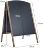 GOPLUS Kreidetafel Klappbar, Kundenstopper aus Holz, Produktbild-Vorschau 3