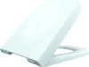 A white toilet seat and lid are shown in an open position against a white background. Produktbild-Vorschau