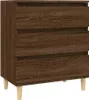 vidaXL Příborník hnědý dubový vzhled 60x35x70 cm odvozený Náhled obrázku produktu 2