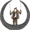 Gilde Skulptur, rund, "Swing", Paarmotiv, Kunstharz, grau, Anteprima dell’immagine prodotto 4